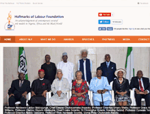 Tablet Screenshot of hallmarksoflabour.org
